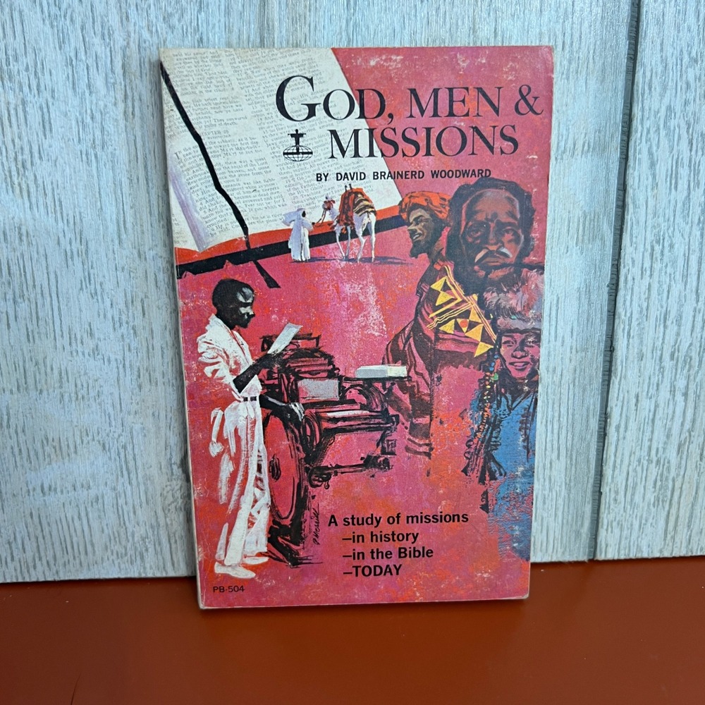 God Men & Missions David Brainerd Woodward 1964 Gospel Light Vintage Paperback